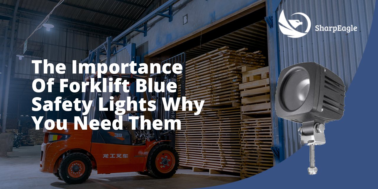The Importance Of Forklift Blue Safety Lights Why You Need Them
